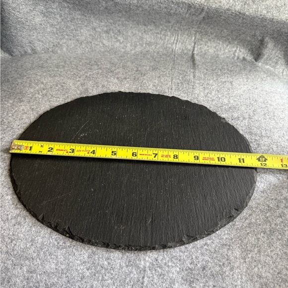 Oval Natural Black Slate Serving Platter / Tray - Picture 5 of 5